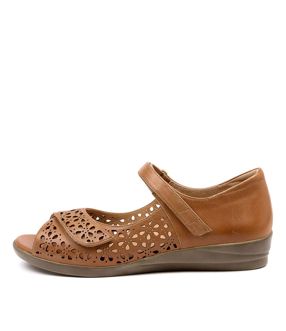 Brown Ziera Daffodil (Wide) Women Sandals | Z-245981