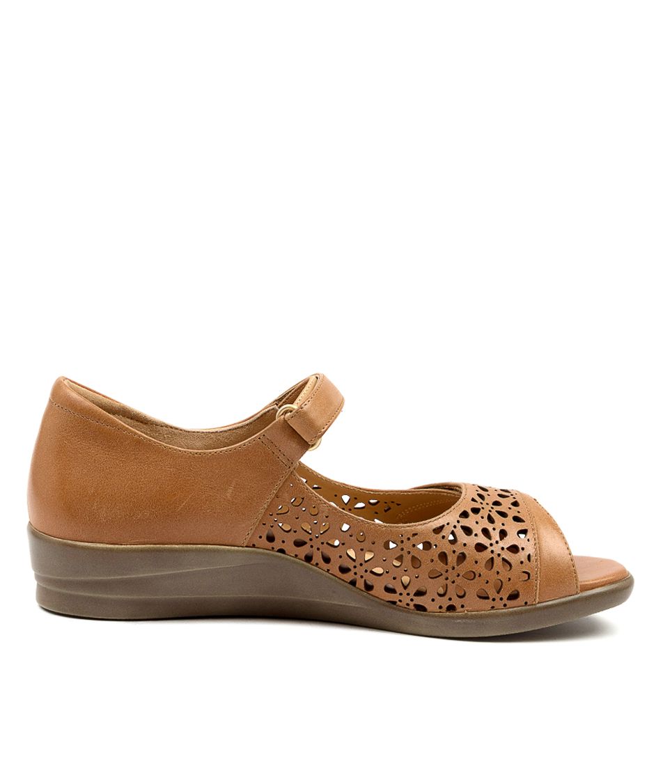 Brown Ziera Daffodil (Wide) Women Sandals | Z-245981