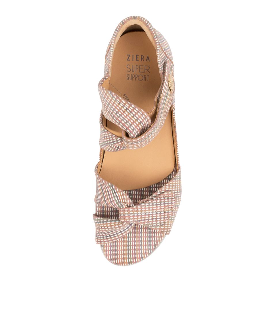 Stripes Ziera Doxie (Wide) Women Sandals | Z-659327