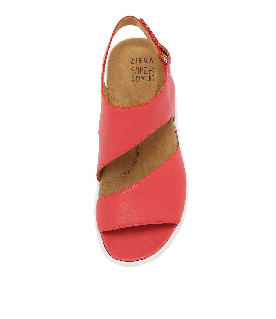 White Ziera Igor (Wide) Women Sandals | Z-214063